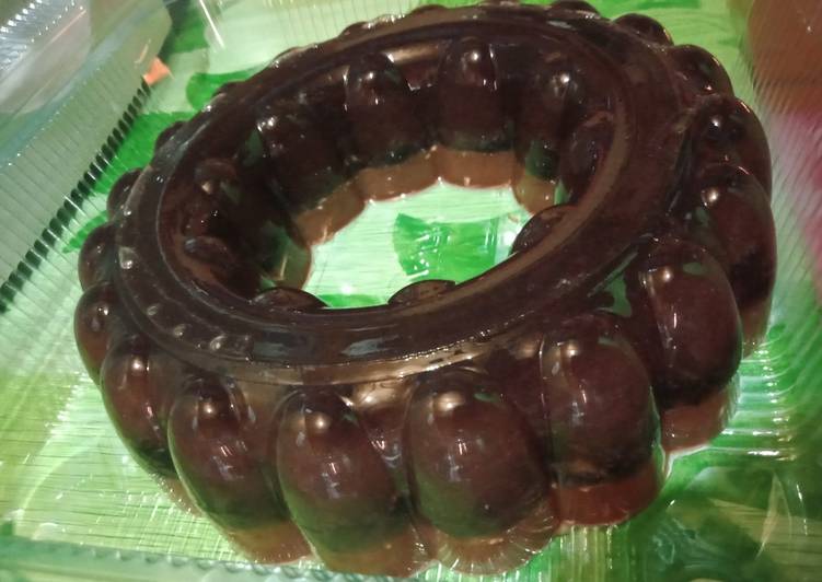 Puding coklatos oreo