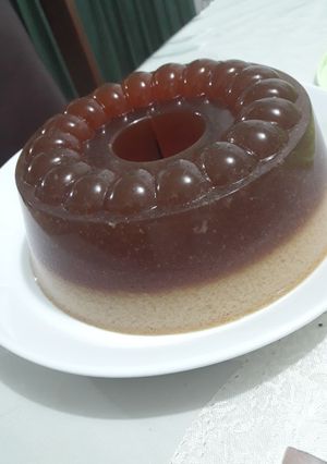 Foto resep Puding gula merah tanpa telur #BikinRamadanBerkesan #KamisManis