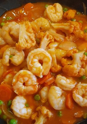 Foto resep Udang Saus Asam Manis