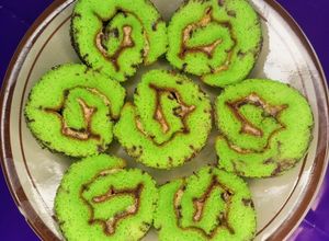 Foto resep Bolu Gulung Batik Pandan Isi Selai Nanas dan Goldenfil Tiramisu