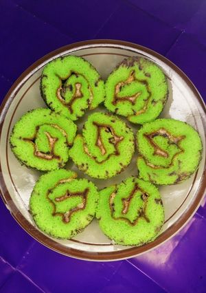 Foto resep Bolu Gulung Batik Pandan Isi Selai Nanas dan Goldenfil Tiramisu