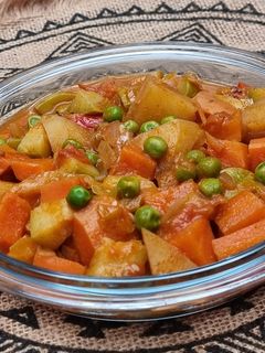 صورة لوصفة ايدام خضار مسبكة