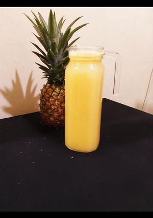 A picture of Pineapple juice...😍😍.