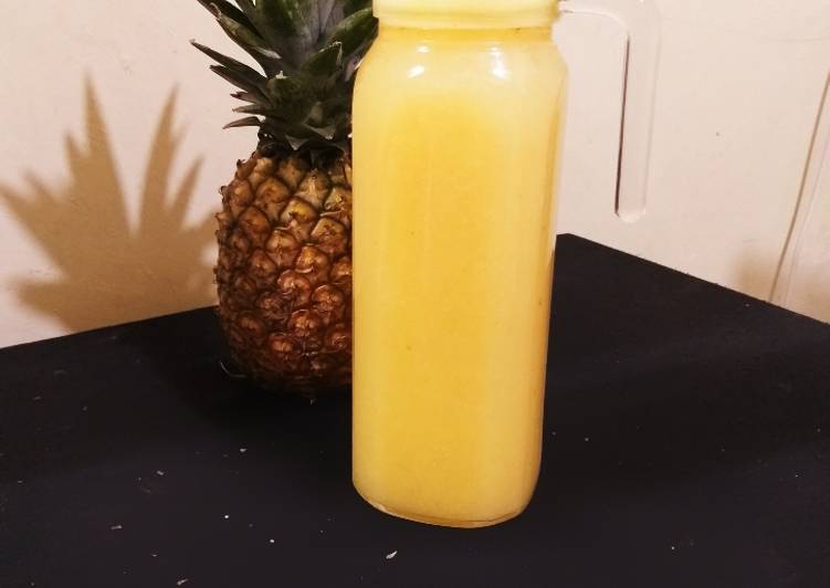 Recipe of Homemade Pineapple juice…😍😍