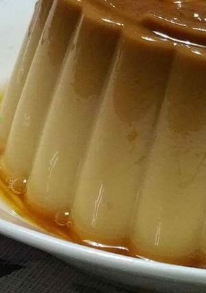 Una foto de Flan sin horno