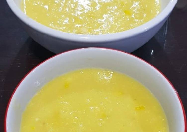 Langkah Mudah untuk Membuat Sup Jagung Manis buat iseng sore Anti Gagal