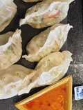 Char siu dumplings - Ravioli di avanzo di arrosto e verdure