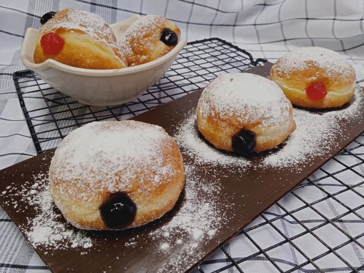 Easy Steps to Prepare Recipes BOMBOLONI dgn metode autolisis the Delicious So Delicious.