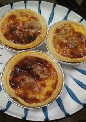 芋泥葡式蛋塔(氣炸鍋) 的食譜成品照片