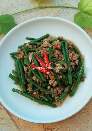 Foto resep Baby Buncis Cah Sapi Cincang