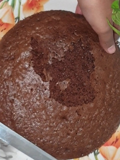A picture of Basic chocolate sponge.