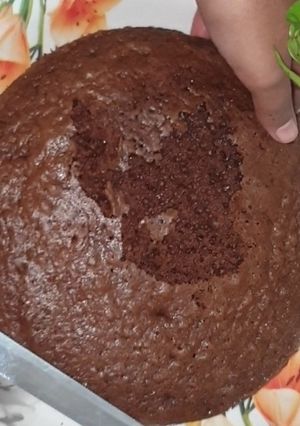 A picture of Basic chocolate sponge.