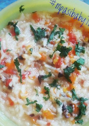Foto resep Nasi Tim Hati Yampung (MPASI)