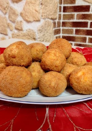 A picture of Pumpkin Risotto Supplì.