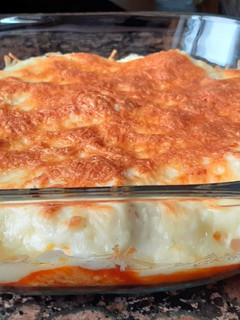 Una foto de Huevos con bechamel