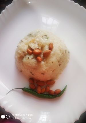 A picture of Samak rice upma navratri special.