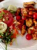 Fajitas de Pechuga con Salsa de Maracuyá