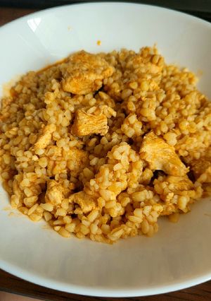 O poză a rețetei Bulgur cu piept de pui😍.