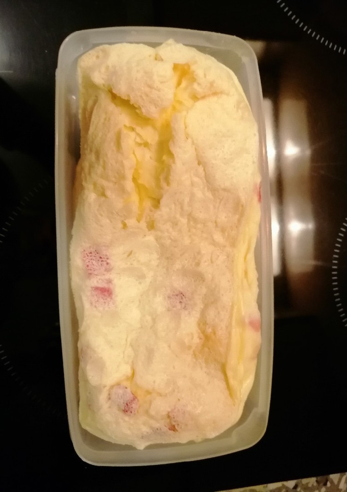 Una foto de Pastel salado bajo en hidratos al microondas