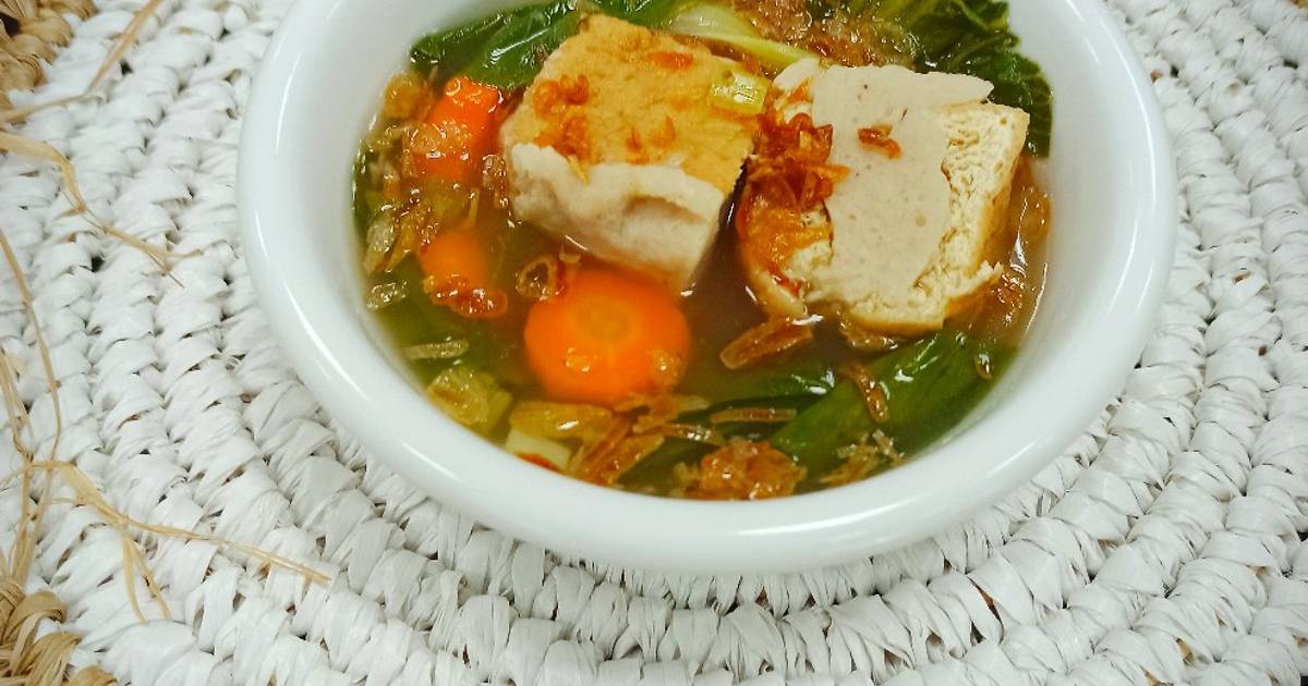 Resep Soup Tahu Bakso Sayuran Oleh Lovelychef By Tiedq Cookpad