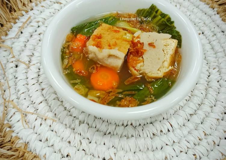 Soup Tahu Bakso Sayuran
