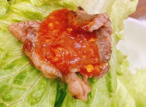 Hình của món Sườn Bò Mỹ Nướng.