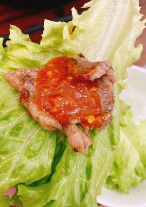 Hình của món Sườn Bò Mỹ Nướng.