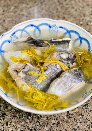 Hình của món Canh Đầu Thu Nấu Lá Me.