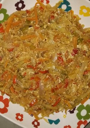A picture of Cabbage sauce.