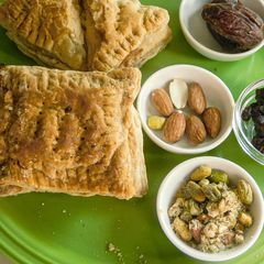 Healthy tasty Puff pastry with nuts A picture of Healthy tasty Puff pastry with nuts.