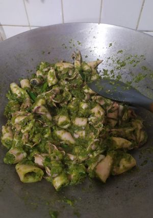 Foto resep Cumi sambel ijo