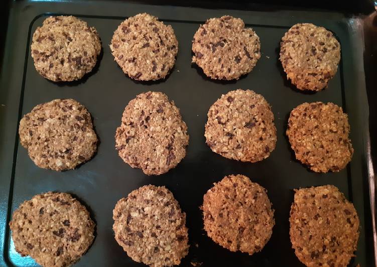Choco oat cookies 3 bahan untuk Diet