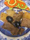 Tajine de morcillo con patatas