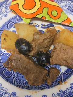 Una foto de Tajine de morcillo con patatas