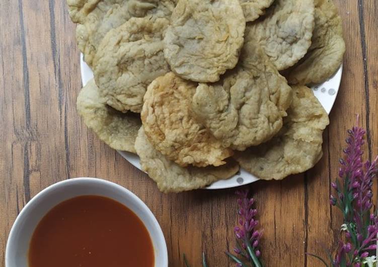 Resep Pempek Kulit Crispy tapi lembut, Gampang Banget