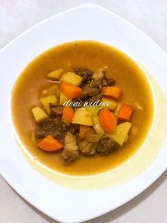 Foto resep Beef Japanese Curry (Daging Sapi Kari Jepang)