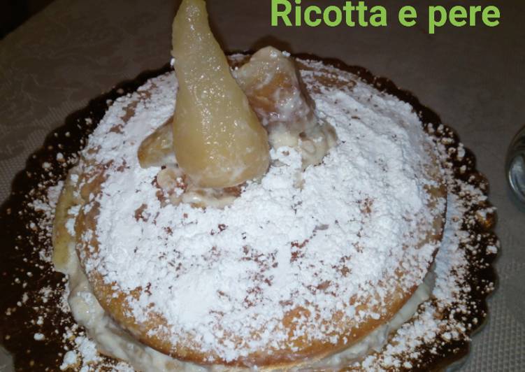 Ricotta e pere