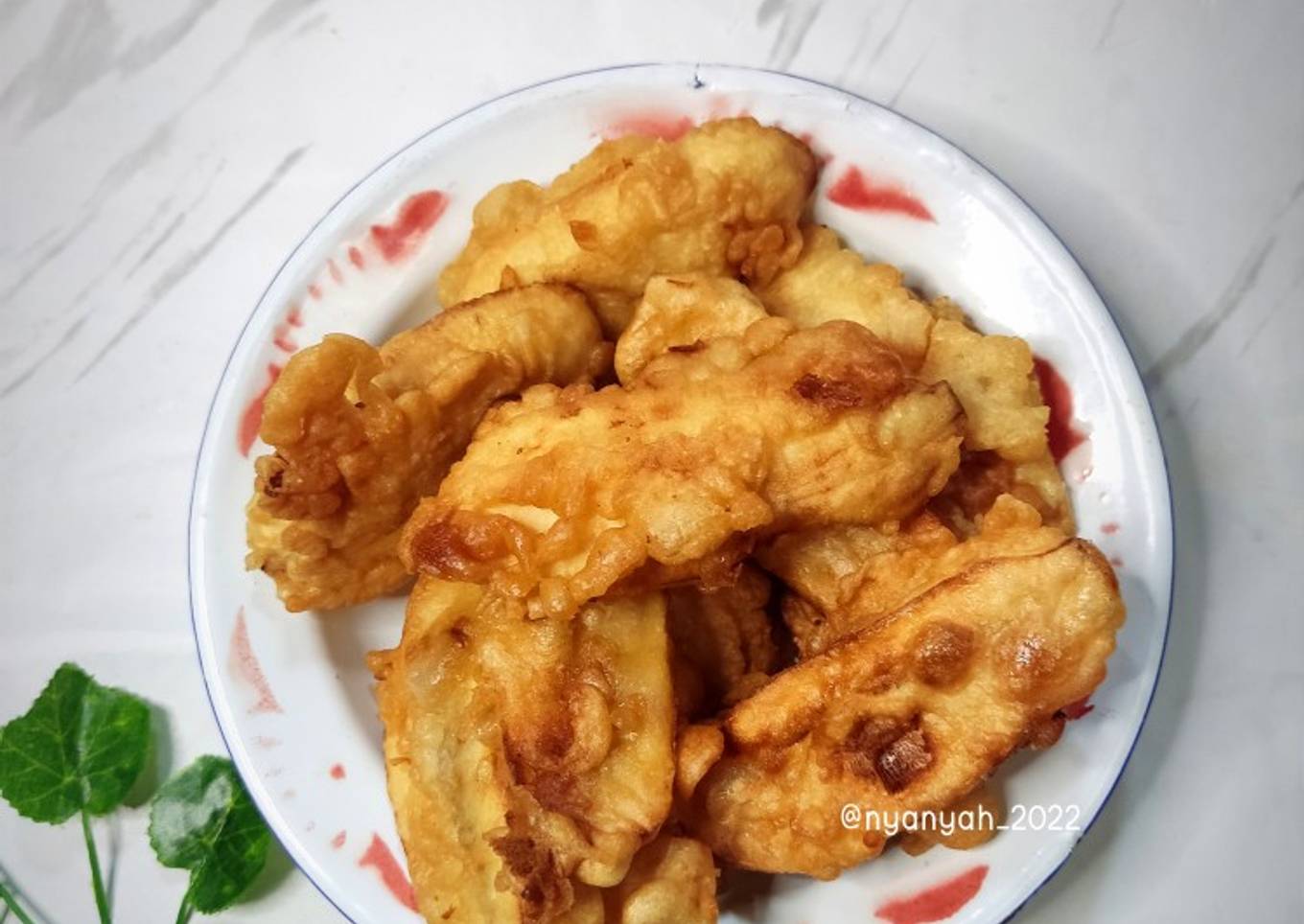 Pisang goreng Vanila