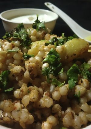 A picture of Sabudana khichdi.