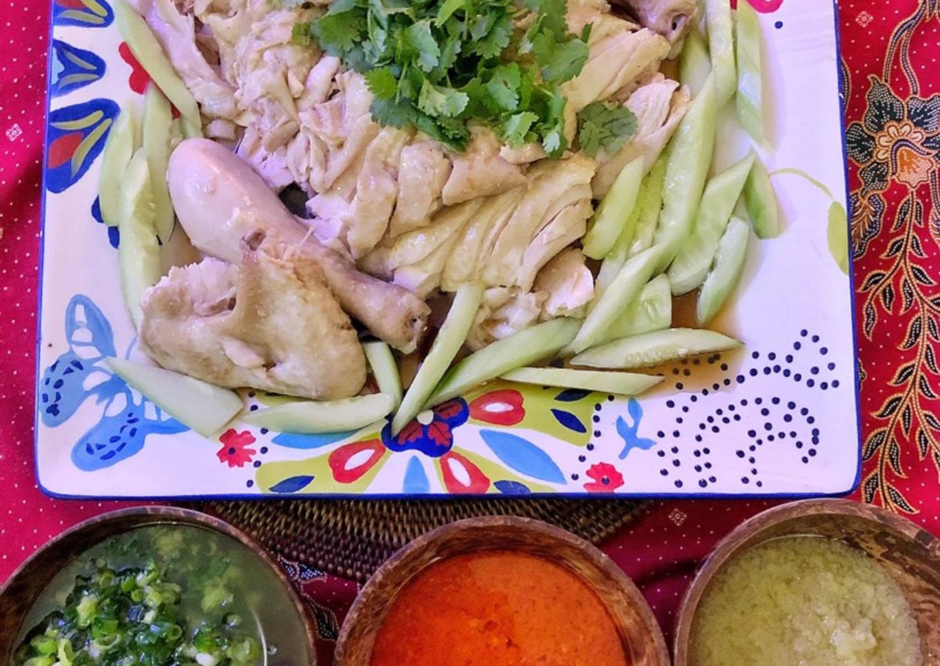 Authentic Hainanese Chicken Rice