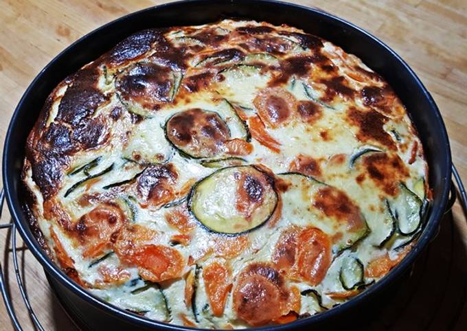 Französische Zucchini-Möhren-Quiche Rezept von Gabi Bauernfeind - Cookpad