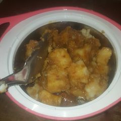 A picture of Yam porridge.