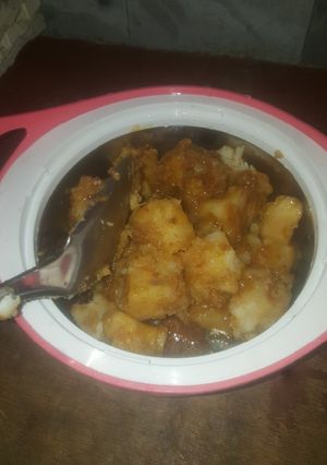 A picture of Yam porridge.