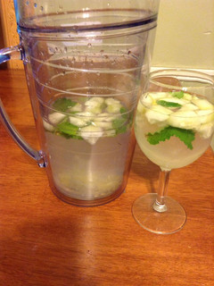 A picture of Sassy water.
