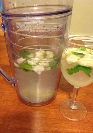 A picture of Sassy water.