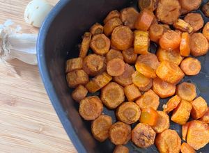 Une photo de Carottes rôties à l’air fryer