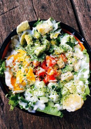 Hình của món Salad trộn.