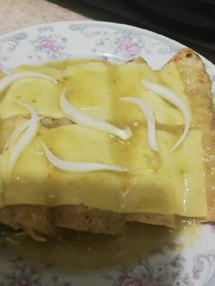 Una foto de Enchiladas suizas