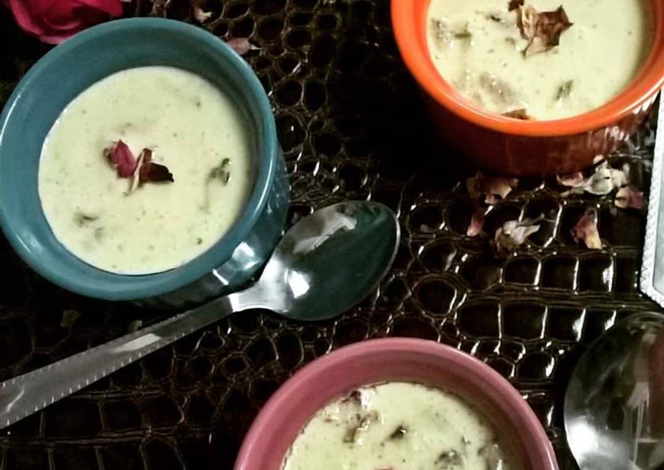 Baked Gulkand Flavoured Mishti Doi