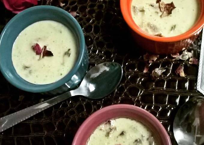 Baked Gulkand Flavoured Mishti Doi